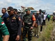 Dandim 0402/OKI Ikuti Panen Raya Padi Serentak di 14 Provinsi