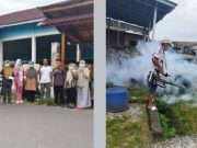 Pemdes Pedamaran III Gelar Fogging dan Gotong Royong Massal Cegah DBD
