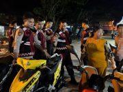 Cegah Kejahatan Jalanan, Sat Sabhara Polres OKI Patroli di Titik Rawan