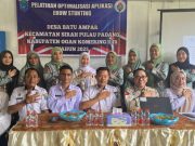 Kader Pembangunan Manusia Stunting Desa Batu Ampar Antusias Ikut Bimtek eHDW