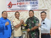 Dandim 0402/OKI-OI Kunjungi Kantor Forjubes, Ini yang Dibahas