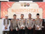 Polres OKI Gelar Binrohtal dan Lepas Tiga Personel Calon Jamaah Haji