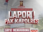 Maksimalkan Pelayanan Masyarakat, Polres OKI Mensosialisasikan Program “Lapor Pak Kapolres” Via Nomor Aduan