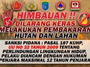 Laksanakan Arahan Bupati: Camat SP Padang Gercep Imbau Kades Sosialisasikan Cegah Karhutla Secara Dini