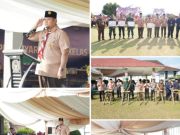 Bangun Karakter Warga Binaan, Lapas Banyuasin Gelar Perkemahan Pramuka