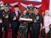 Dandim 0402/OKI Hadiri Peringatan Hari Bhayangkara ke-79