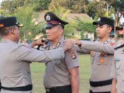 60 Personel Polres OKI Naik Pangkat, Upacara Berlangsung Khidmat dan Haru