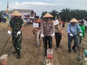 Kapolres OKI Apresiasi Penanaman Jagung Serentak Sebagai Upaya Bangun Pangan Berkelanjutan