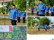 Sekda Banyuasin Pimpin Apel Gabungan, Tekankan Disiplin ASN dan Target Swasembada Pangan