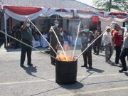 Dandim 0402/OKI Apresiasi Pemusnahan Barang Bukti di Kejari