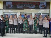 Kapolres OKI Terima Kunjungan Danbrigif 8/GC di Mapolres OKI