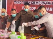 Ratusan Gram Sabu Hingga Senjata Api Dimusnahkan Kejari OKI