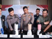 Polres OKI Musnahkan Barang Bukti Narkotika Hasil Pengungkapan Dua Kasus Narkoba