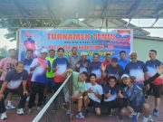 Turnamen Tenis HUT RI ke-80 di Makodim 0402/OKI Sukses Digelar