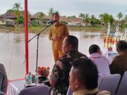 25 Regu Adu Kebut Lomba Bidar di Sungai Komering Kayuagung Meriahkan HUT RI ke-80