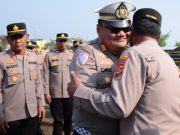 Suasana Haru Iringi Apel Purna Bakti AKP Dwiruddin di Polres OKI