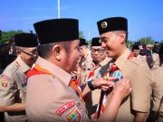 Disematkan Gubernur Sumsel, Bupati Muchendi Terima Lencana Panca Warsa III