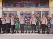 Sinergi TNI–Polri, Danbrigif 8/GC Sambangi Mapolres OKI