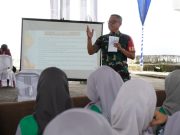 Kasdim 0402/OKI Sampaikan Materi Bela Negara Kepada Mahasiswa Uniski
