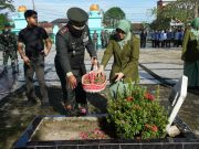 Ziarah Nasional HUT ke-80 TNI, Forkopimda OKI Tabur Bunga di TMP Kayuagung