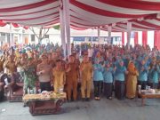 Kunker di Desa Penyandingan, Ini Pesan Ketua TP PKK OKI