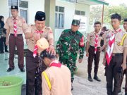 59 Anggota Baru Saka Wira Kartika Koramil 402-10/Kayuagung Resmi Dilantik