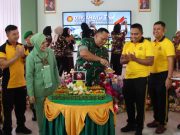 Kapolres OKI Beri Kejutan HUT TNI ke-80 di Makodim 0402/OKI