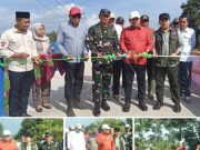 Bupati Banyuasin Resmikan Jalan Penghubung Desa Bintaran