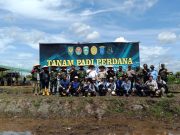 Teknologi Pertanian Masuk OKI, Uji Coba Penanaman Benih Padi Perdana Menggunakan Drone