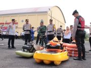 Polres OKI Gelar Apel Kesiapan Tanggap Darurat Bencana Hidrometeorologi, Kapolri Tekankan 8 Instruksi Penting