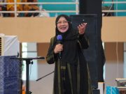 Pemkab OKI Hadirkan dr Aisah Dahlan, Edukasi Ribuan Jemaah Bangun Keluarga Samawa