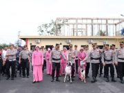 Polres OKI Gelar Upacara Purna Bakti untuk Kabag Ren Kompol Arkamil