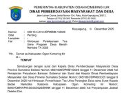 Wujudkan Desa Bersinar, Kadis PMD Intruksikan Kades Tes Urine