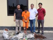Beraksi di 7 TKP, Pelaku Pencurian AC Ditangkap Polres OKI