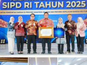 Pemkab Banyuasin Raih Penghargaan Implementasi 100% Pembayaran Gaji ASN Melalui SIPD RI Tahun 2025