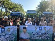 Mudik Gratis! Iskandar Berangkatkan Ratusan Perantau Sumsel dari Senayan