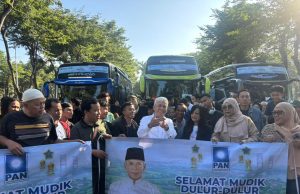 Mudik Gratis! Iskandar Berangkatkan Ratusan Perantau Sumsel dari Senayan
