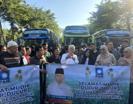 Mudik Gratis! Iskandar Berangkatkan Ratusan Perantau Sumsel dari Senayan