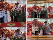 Lautan Warga Padati Rumah Bupati Banyuasin