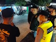Ciptakan Situasi Kondusif, Tim Gabungan Muspika Kecamatan SP Padang Gelar Patroli Malam