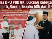 Ketua DPD PGK OKI Dukung Ketegasan Bupati Muchendi, Minta ASN dan OPD Tingkatkan Disiplin Kerja