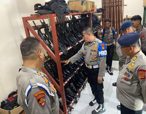 Ratusan Senjata Dinas Diperiksa, Polda Sumsel Perketat Pengawasan