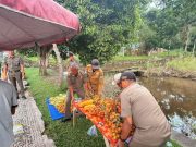 Trotoar Dibersihkan, 70 PKL di Kayuagung Ditata Ulang