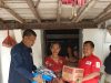 Rumah Ludes Terbakar, PMI OKI Salurkan Bantuan Darurat