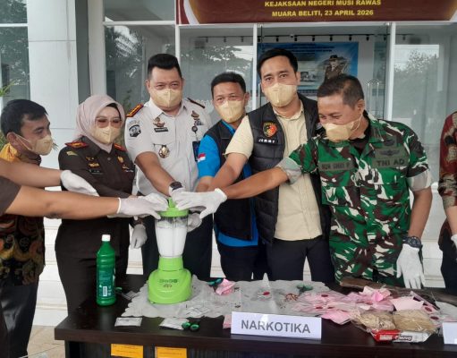 Polres Musi Rawas Musnahkan Ratusan Gram Sabu, Kirim Pesan Tegas ke Bandar
