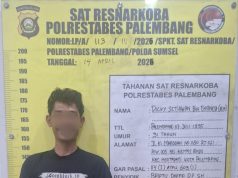 Buang Barang Bukti, Pengedar Sabu di Kertapati Diringkus Polisi