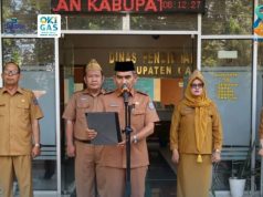Pimpin Apel Rutin, Refly Beri Amanat Penting Bagi Jajaran Disdik OKI