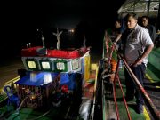 Polda Sumsel Sita Dua Kapal Bermuatan 82 Ribu Kiloliter Solar Ilegal