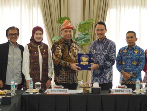 Bupati OKI Suarakan Kesejahteraan Guru PPPK Paruh Waktu ke Komisi X DPR RI