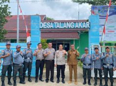 Satbinmas Polres PALI Gelar Lomba Pos Satkamling Antar Polsek